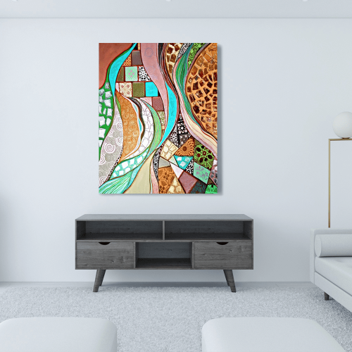 Πίνακας σε Καμβά : Colorful Art