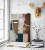 Πίνακας σε Καμβά Abstract Face Art B