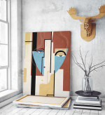 Πίνακας σε Καμβά Abstract Face Art E