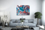 Πίνακας σε Καμβά Colourful Abstract Painting