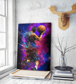 Πίνακας σε Καμβά Basketball Player Color Splash