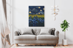 Πίνακας σε Καμβά Starry Night a different way