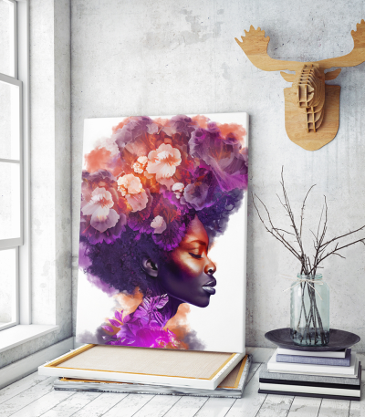 Πίνακας σε Καμβά African Woman Portrait