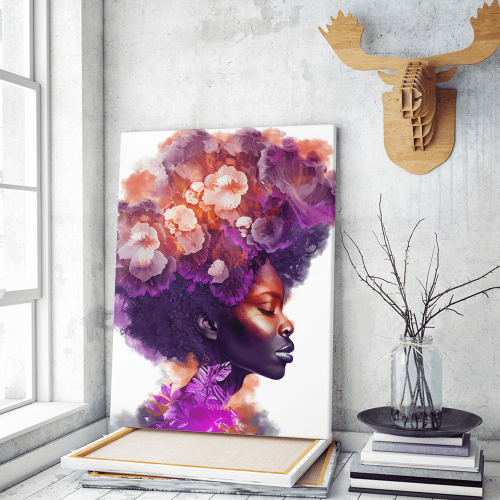 Πίνακας σε Καμβά African Woman Portrait
