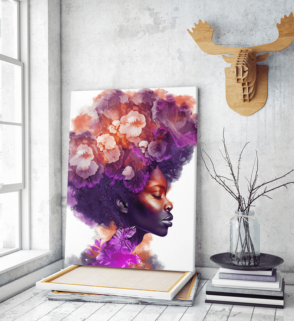 Πίνακας σε Καμβά African Woman Portrait