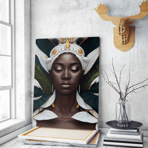 Πίνακας σε Καμβά : Exotic African Woman