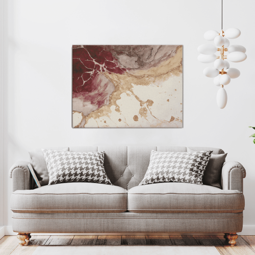 Πίνακας σε Καμβά : Abstract Art Ink Colors