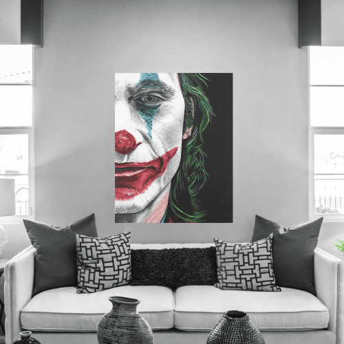 Πίνακας σε Καμβά Joker why so serious