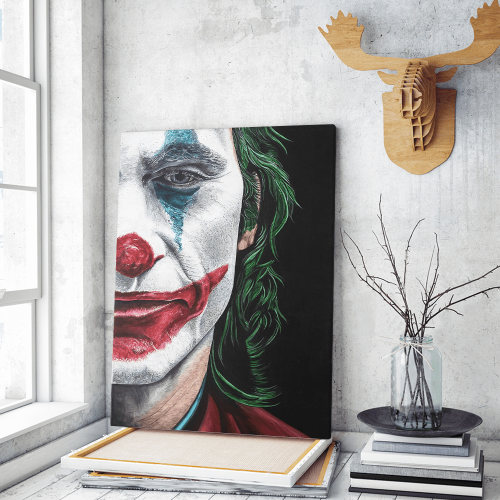 Πίνακας σε Καμβά Joker why so serious