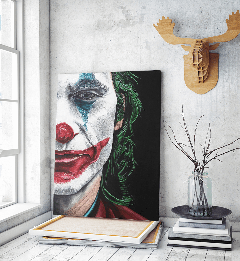 Πίνακας σε Καμβά Joker why so serious Πίνακας σε Καμβά Joker why so serious