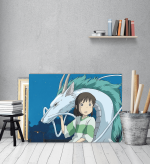 Πίνακας σε Καμβά Chihiro & Haku