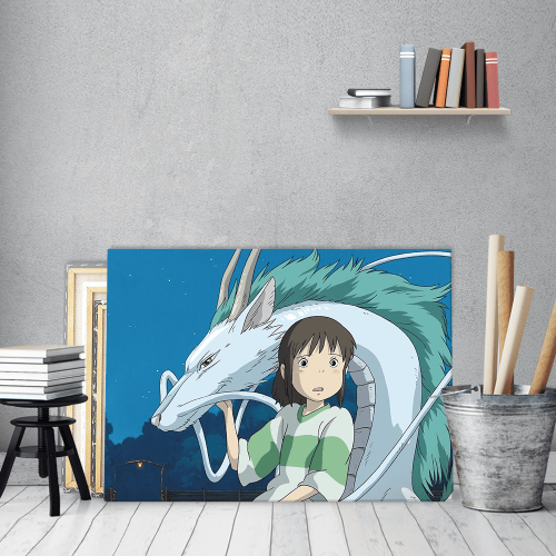 Πίνακας σε Καμβά Chihiro & Haku