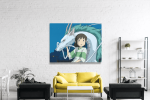 Πίνακας σε Καμβά Chihiro & Haku