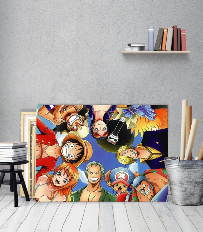 Πίνακας σε Καμβά One Piece gang