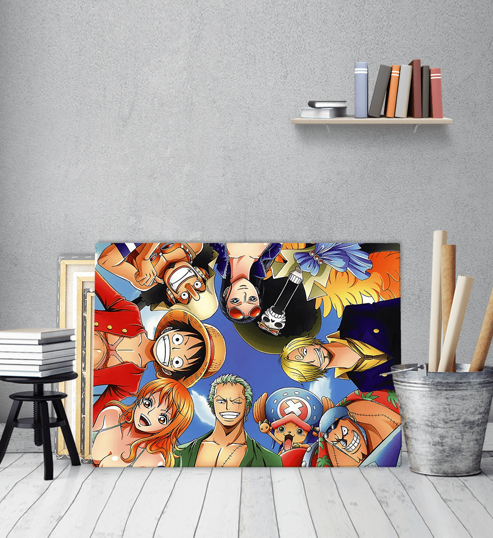 Πίνακας σε Καμβά One Piece gang