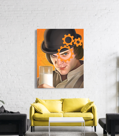 Πίνακας σε Καμβά Milky boy from clockwork orange