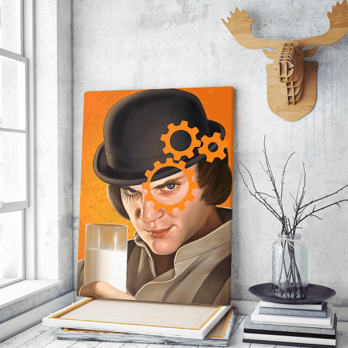 Πίνακας σε Καμβά Milky boy from clockwork orange