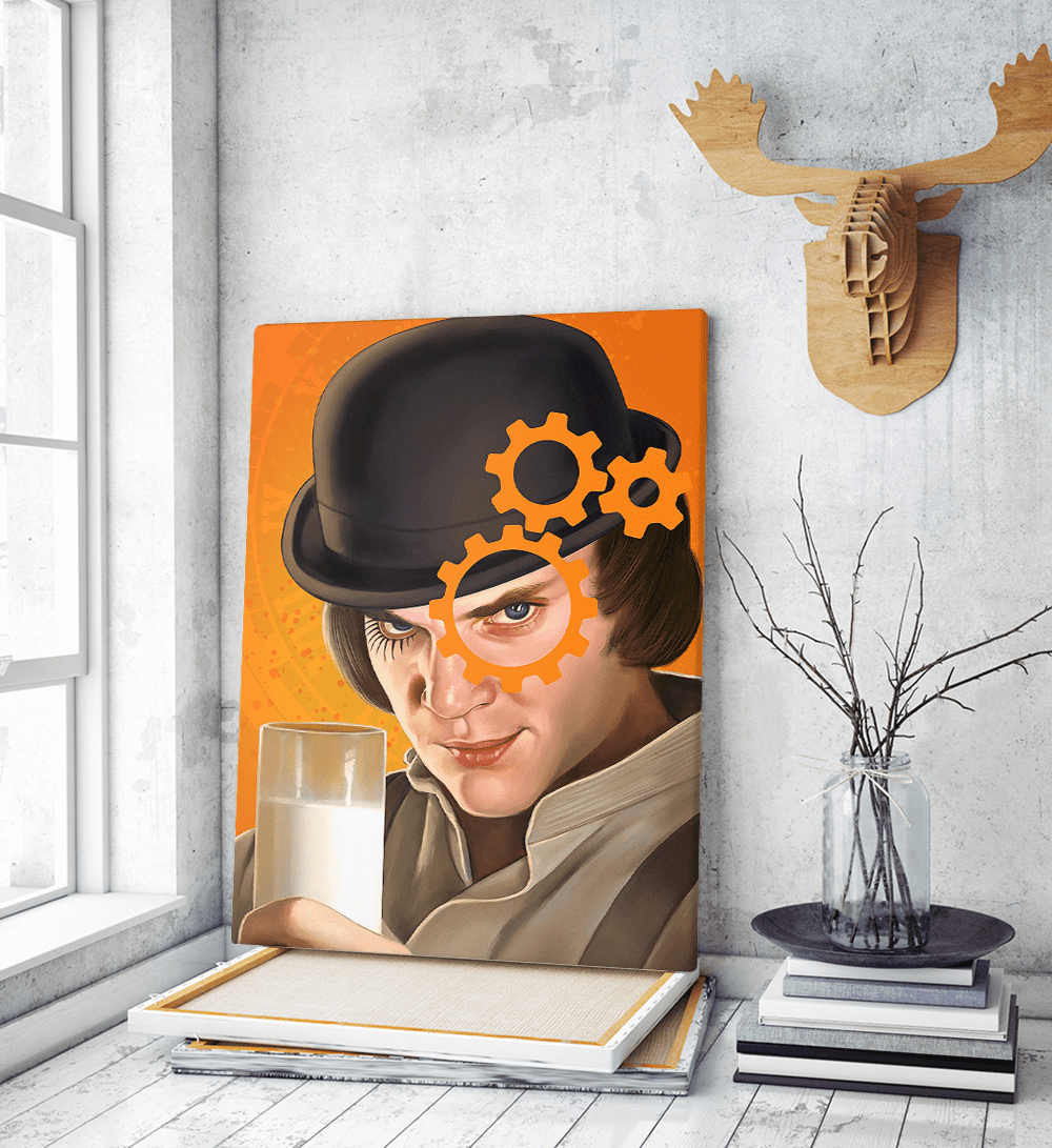 Πίνακας σε Καμβά Milky boy from clockwork orange Πίνακας σε Καμβά Milky boy from clockwork orange