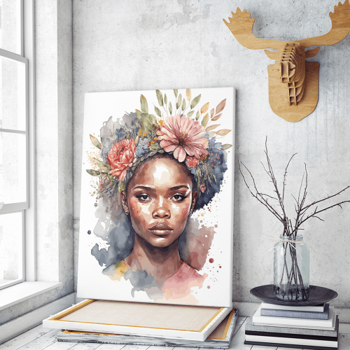 Πίνακας σε Καμβά Africa flower