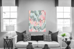 Πίνακας σε Καμβά Heart Colorful Painting