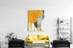 Πίνακας σε Καμβά Abstract Face Art F