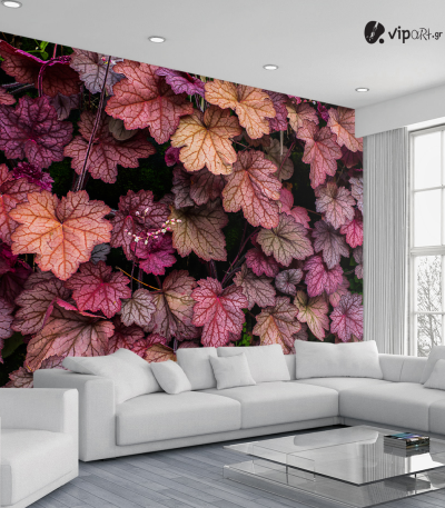 Αυτοκόλλητη Ταπετσαρία Τοίχου 3d : Autumn Leaves