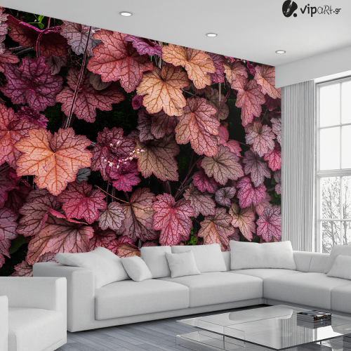 Αυτοκόλλητη Ταπετσαρία Τοίχου 3d : Autumn Leaves