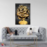 Πίνακας σε Καμβά Lady in Gold 2