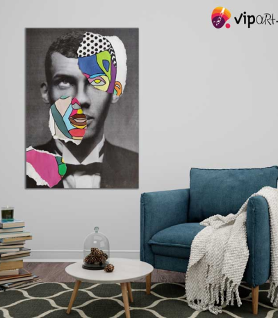 Πίνακας σε Καμβά Art Collage Pop Art
