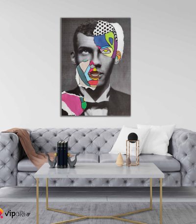 Πίνακας σε Καμβά Art Collage Pop Art