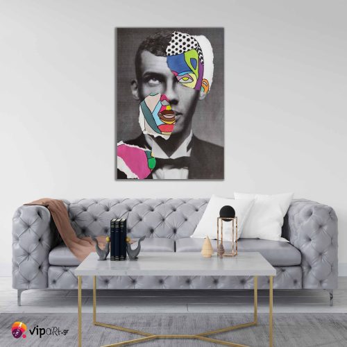 Πίνακας σε Καμβά Art Collage Pop Art