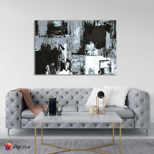 Πίνακας σε Καμβά Black and White Painting
