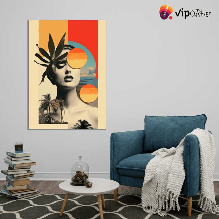 Πίνακας σε Καμβά Tropical Collage Πίνακας σε Καμβά Tropical Collage