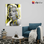 Πίνακας σε Καμβά Marilyn Line Art