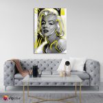 Πίνακας σε Καμβά Marilyn Line Art