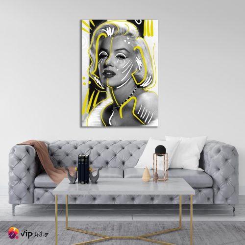 Πίνακας σε Καμβά Marilyn Line Art