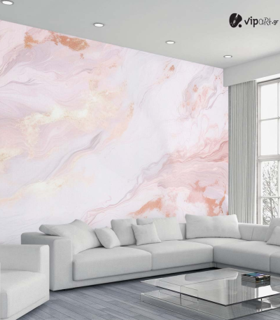 Αυτοκόλλητη Ταπετσαρία Τοίχου Pink Marble