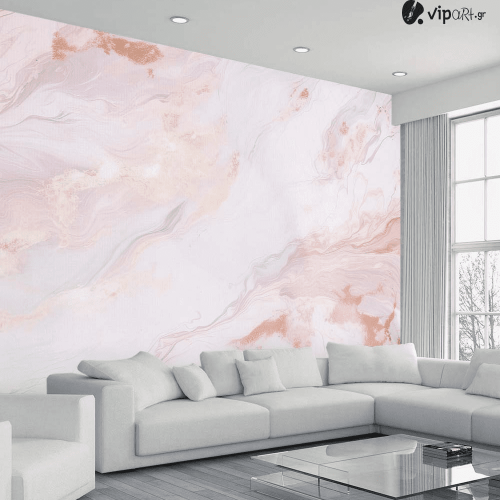 Αυτοκόλλητη Ταπετσαρία Τοίχου Pink Marble