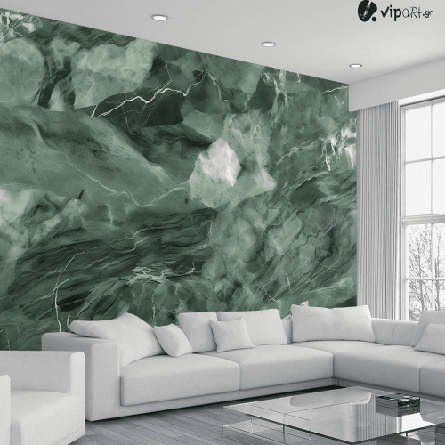 Αυτοκόλλητη Ταπετσαρία Τοίχου Green Marble