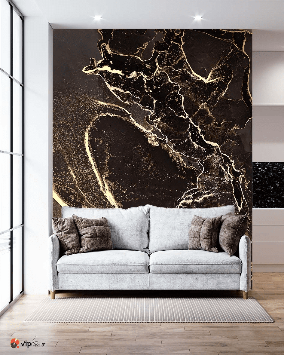Αυτοκόλλητη Ταπετσαρία Τοίχου Golden Details