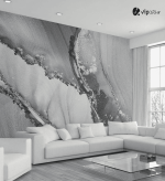 Αυτοκόλλητη Ταπετσαρία Τοίχου Dark Grey Marble