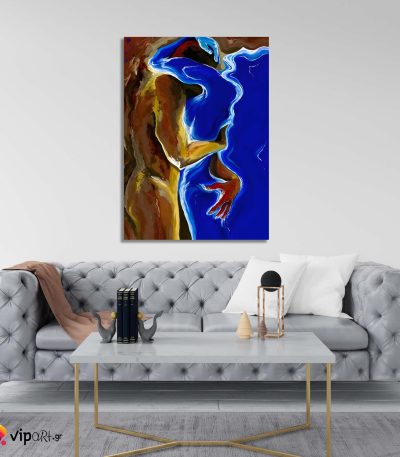 Πίνακας σε Καμβά Fire & Earth