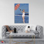 Πίνακας σε Καμβά Marilyn at the Beach