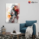 Πίνακας σε Καμβά Beautiful Abstract Portrait