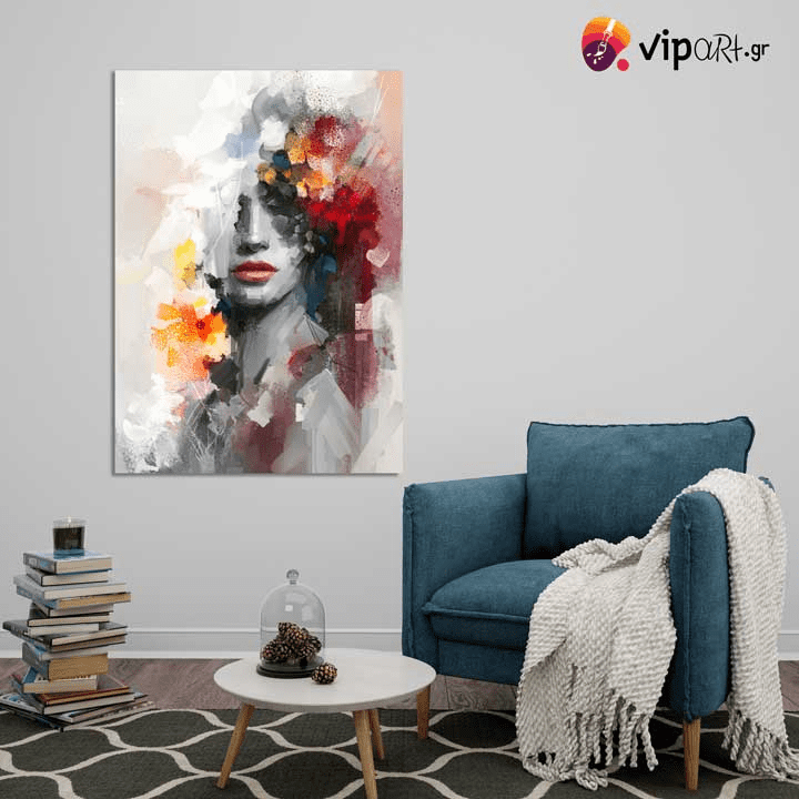 Πίνακας σε Καμβά Beautiful Abstract Portrait