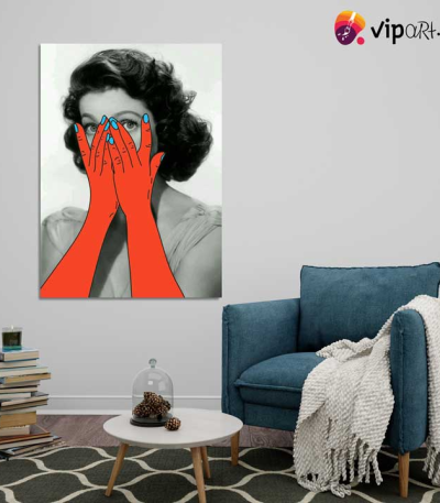 Πίνακας σε Καμβά Pop Art Portrait