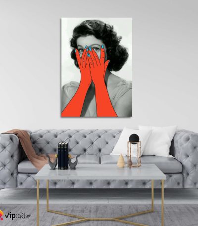 Πίνακας σε Καμβά Pop Art Portrait