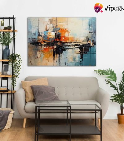 Πίνακας σε Καμβά Abstract Landscape