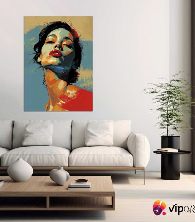 Πίνακας σε Καμβά Colorful Artwork