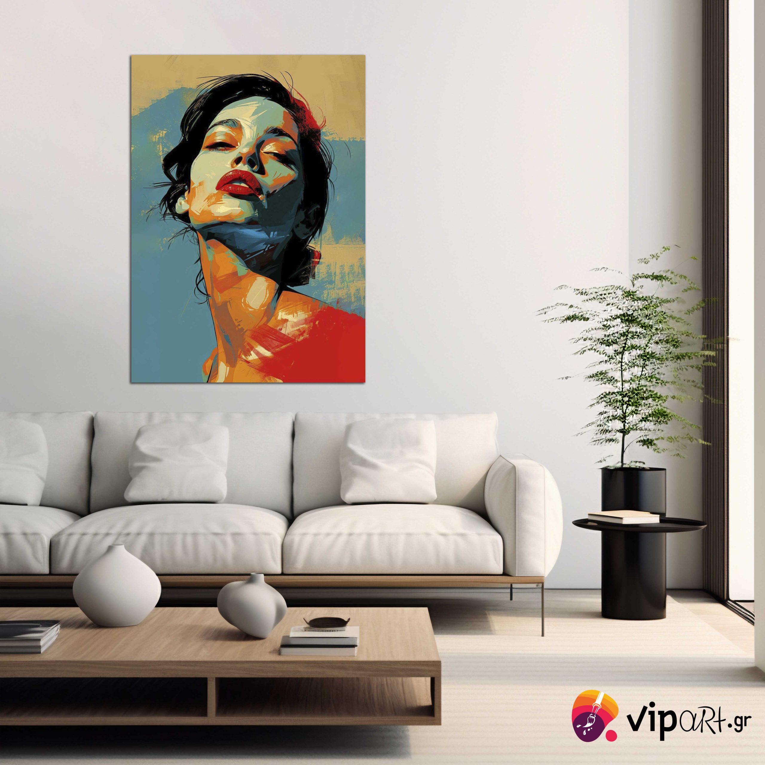 Πίνακας σε Καμβά Colorful Artwork